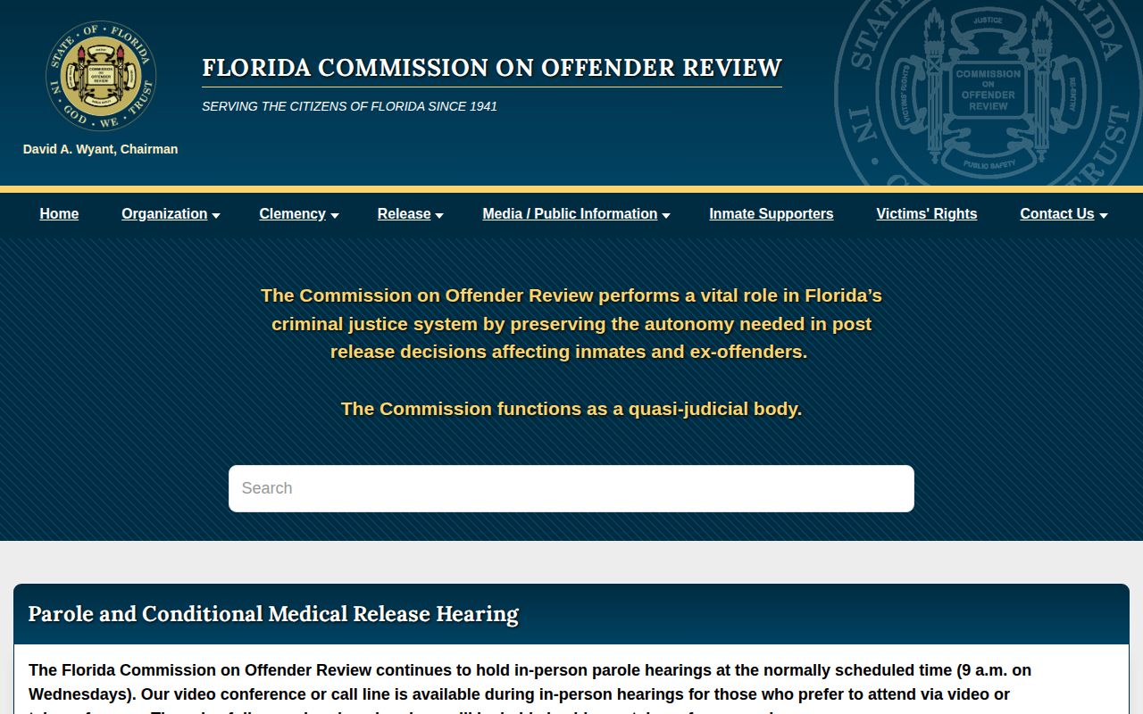 Marion County parole and probation FCOR portal